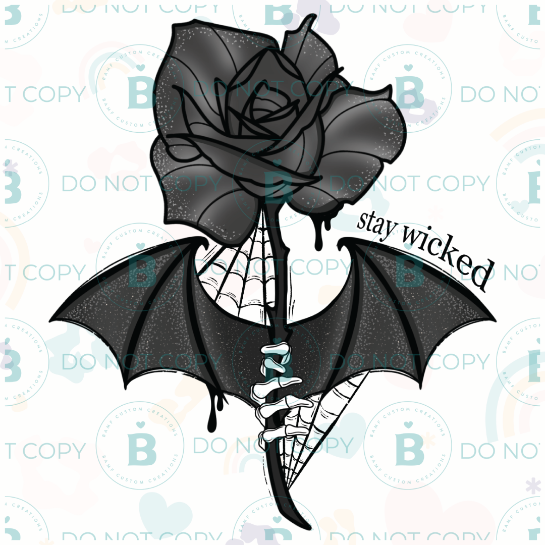 0750 | Stay Wicked | Stickercal