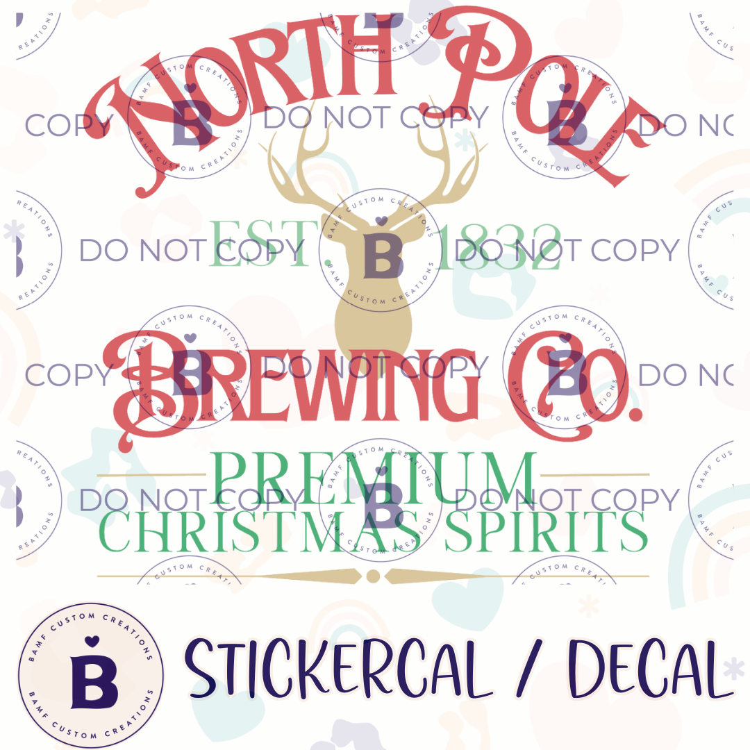 0913 | North Pole Brewing Co. | Stickercal
