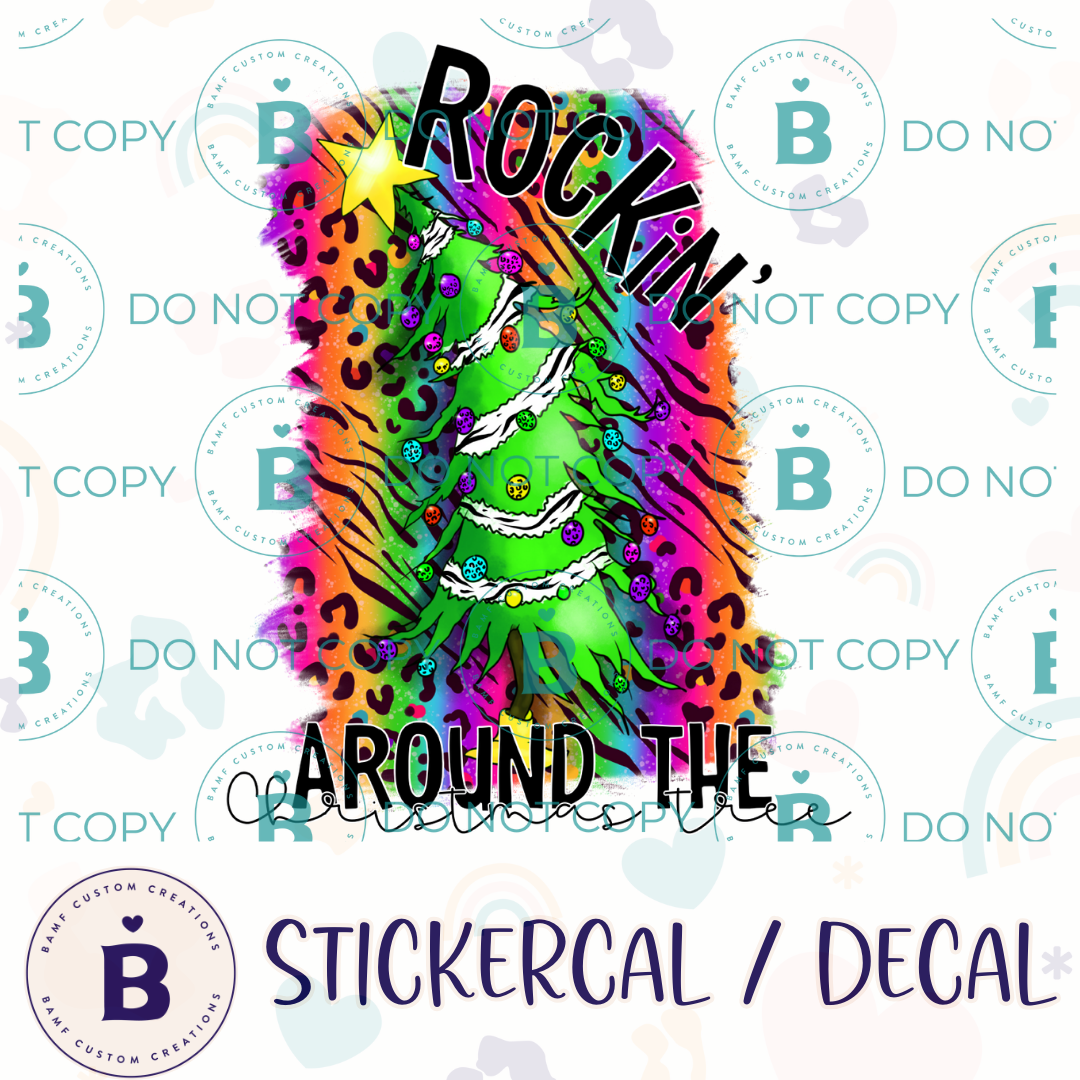 0956 | LF Rockin Around the Christmas Tree | Stickercal