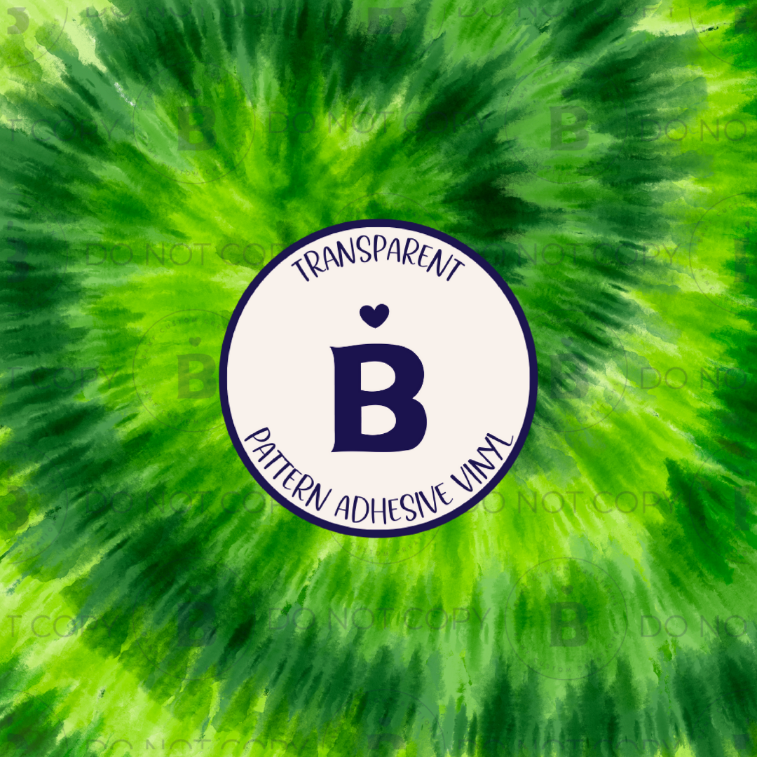 2116 | Green Tie Dye | Pattern Vinyl