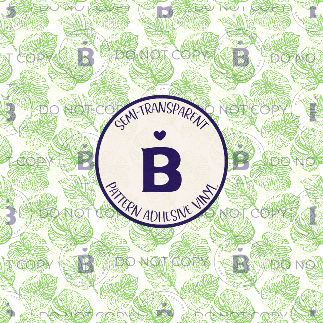 2177 | Tropical Monsterra | Pattern Vinyl