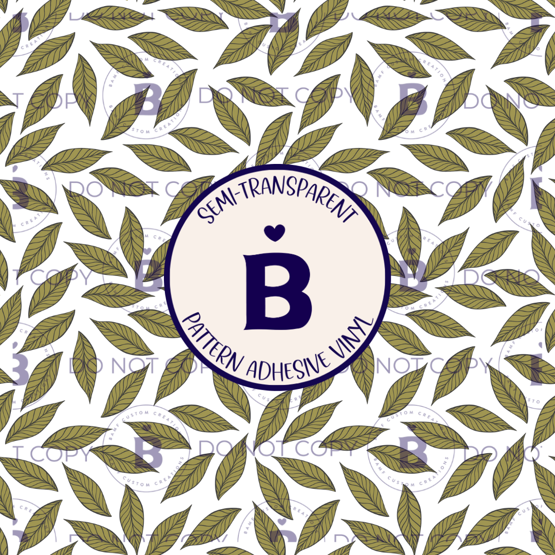 2286 | Green Leaves | Pattern Vinyl
