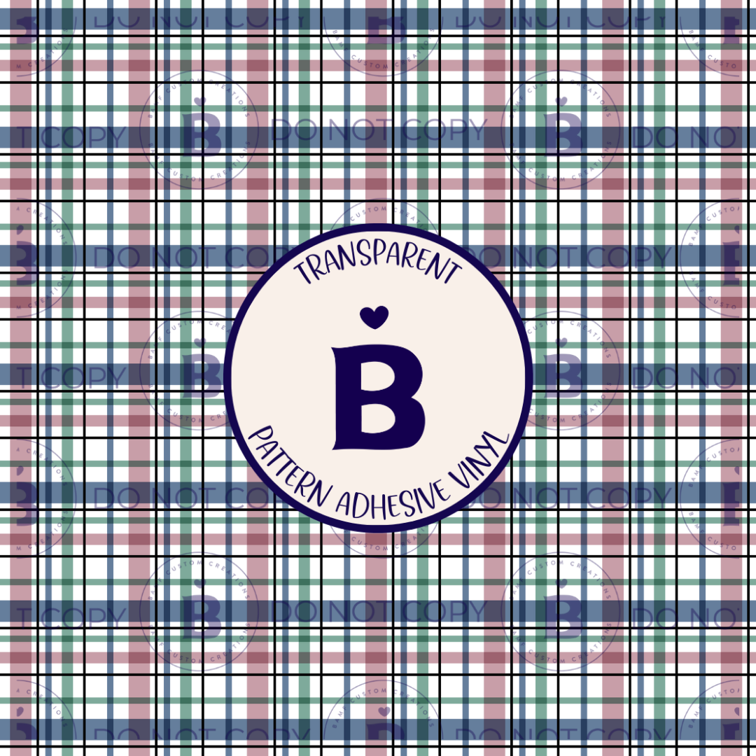 2310 | Winter Plaid | Pattern Vinyl