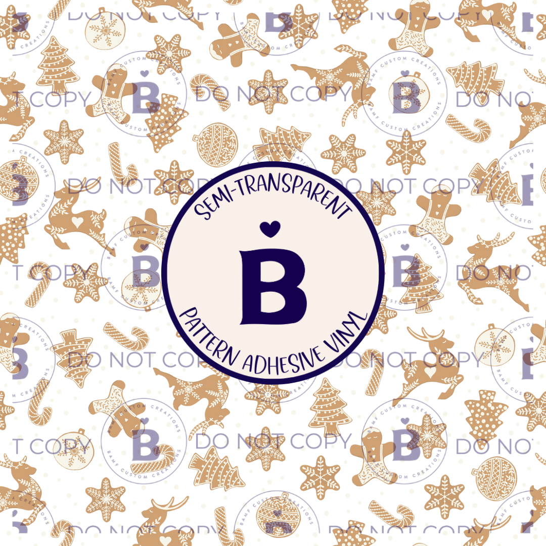 2312 | Holiday Cookies | Pattern Vinyl