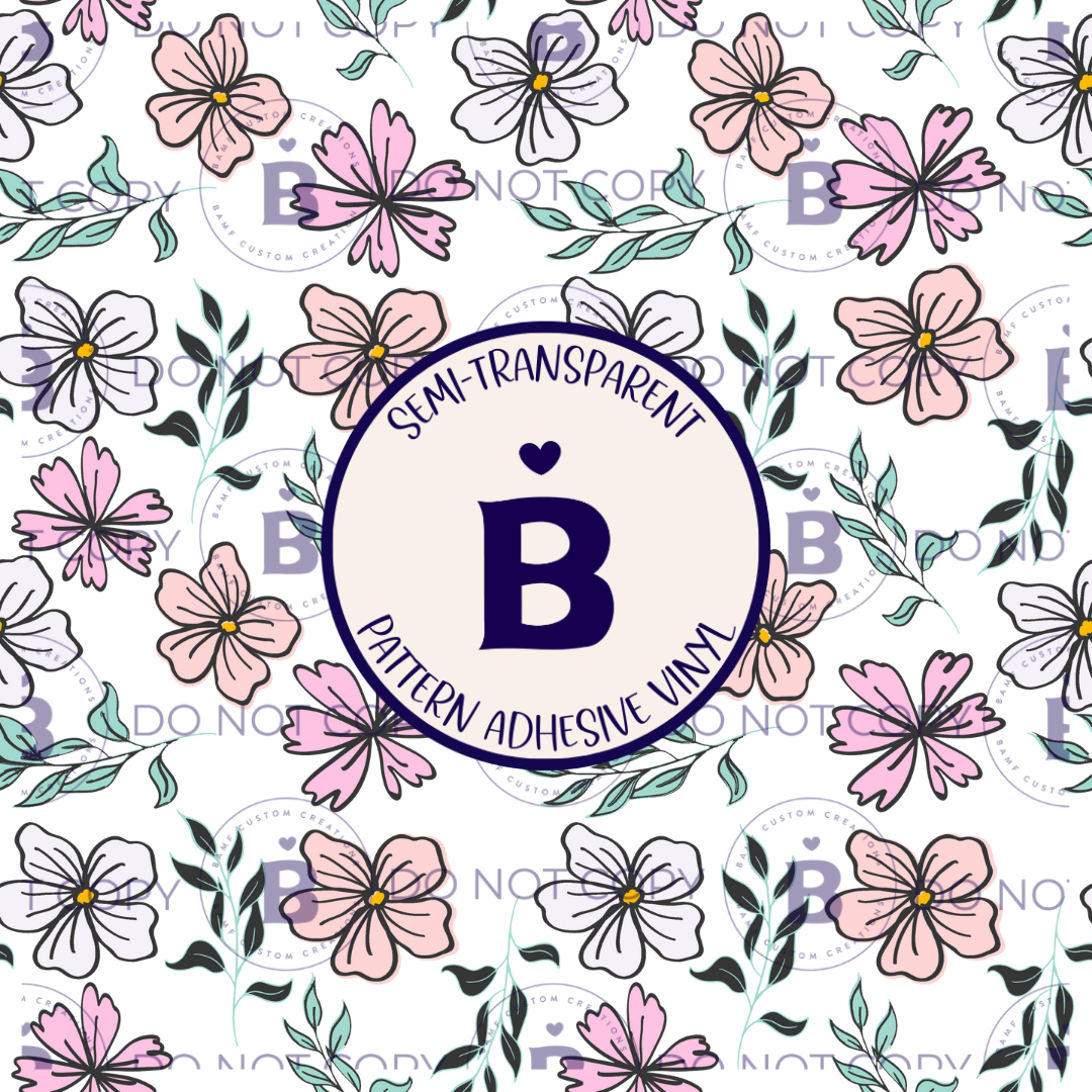 2405 | Misty's Flowers | Pattern Vinyl