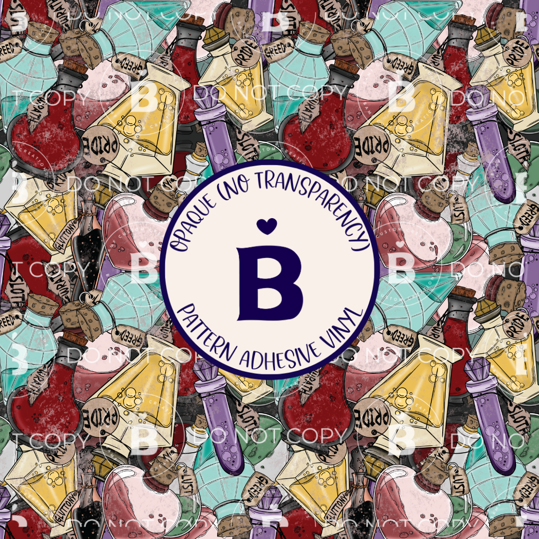 2467 | 7 Deadly Sins | Pattern Vinyl