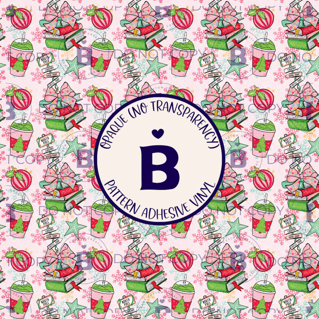 2651 | All I Want for Christmas is Books | Pattern Vinyl