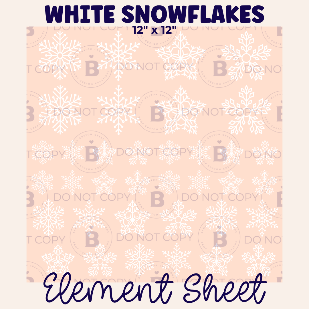 E027 | Snowflakes | Element Sheet