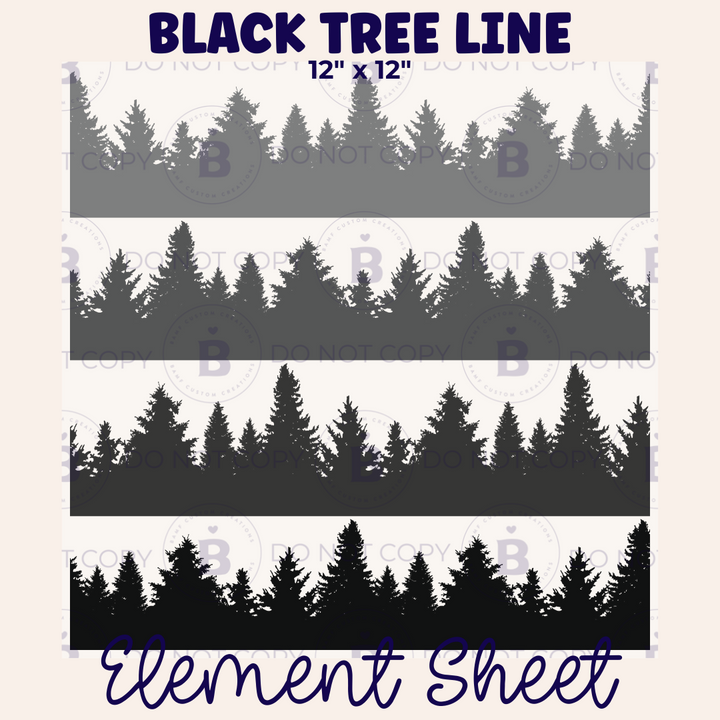 E034 | Tree Lines | Element Sheet