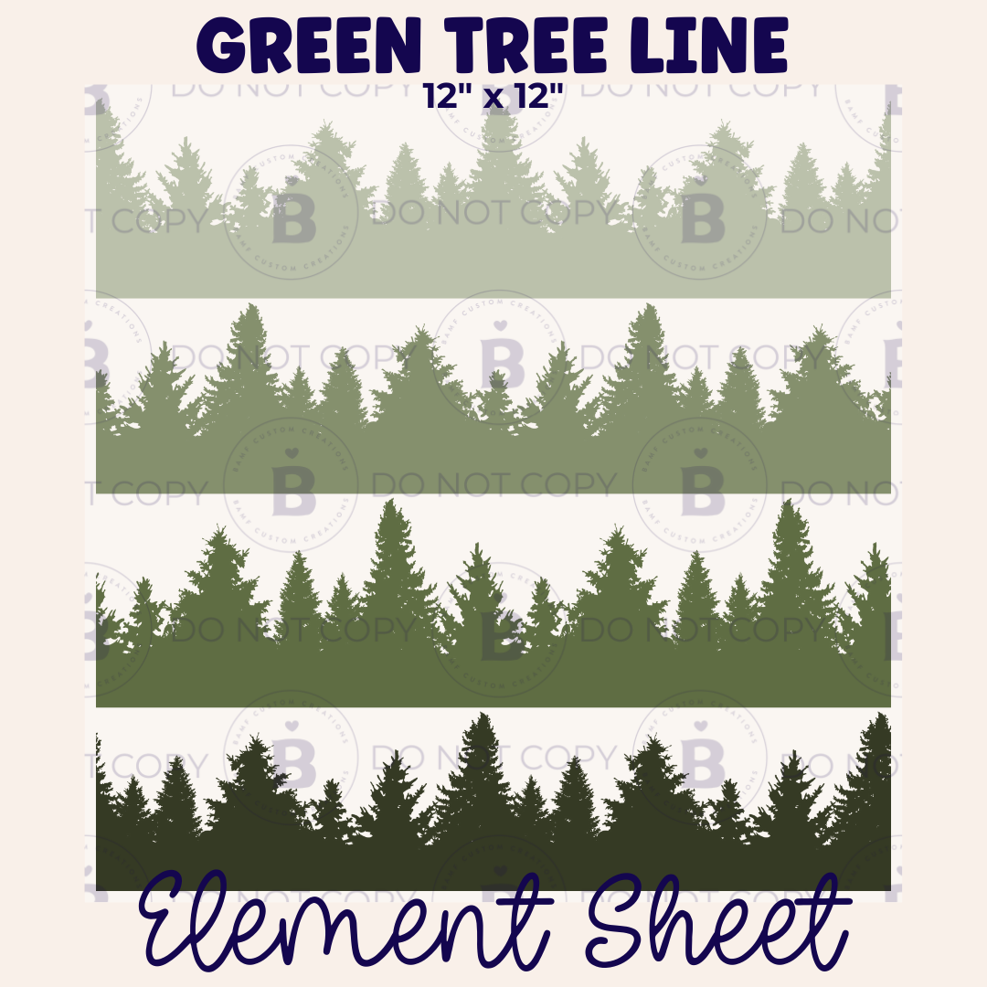 E034 | Tree Lines | Element Sheet