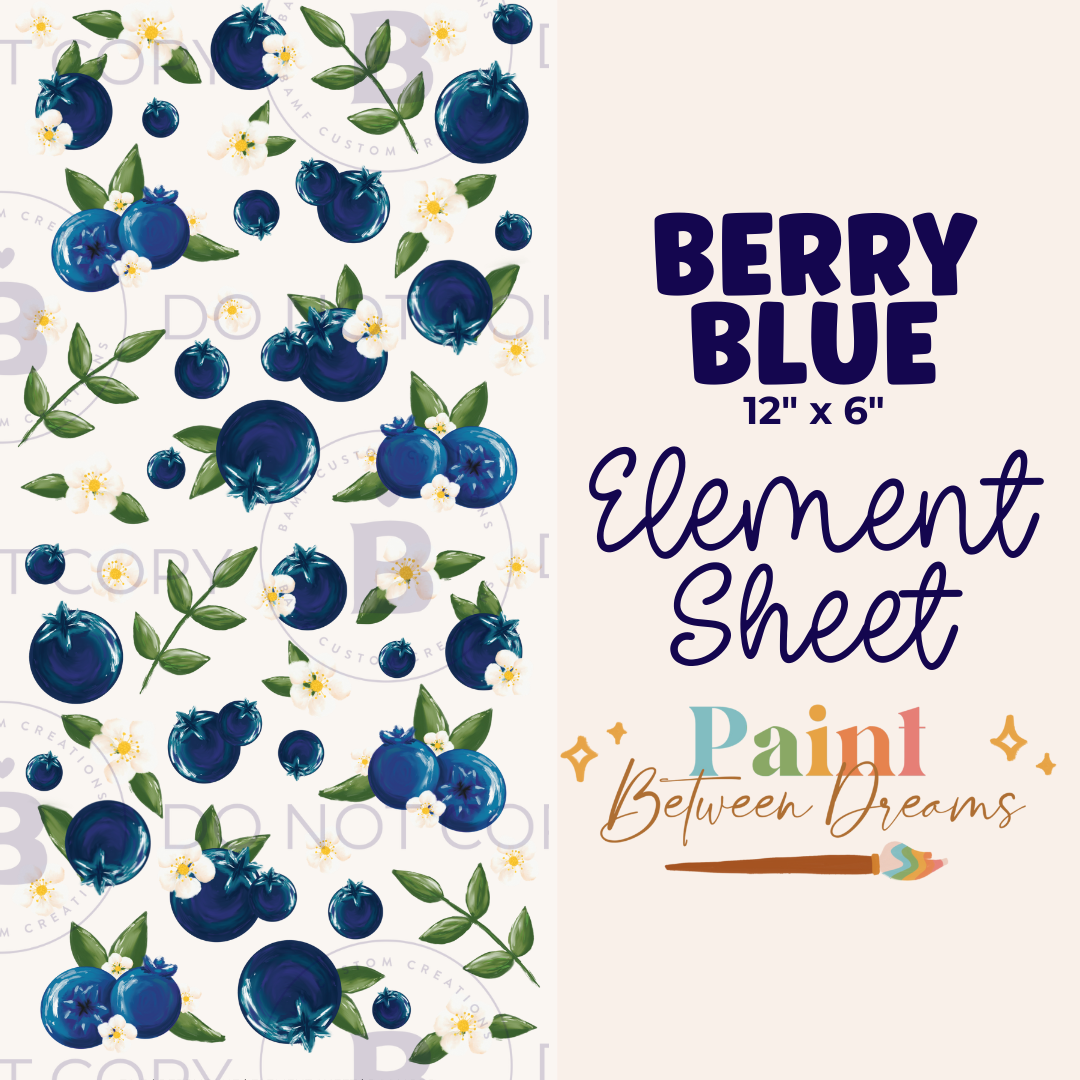 E041 | Berry Blue | PBD | Element Sheet