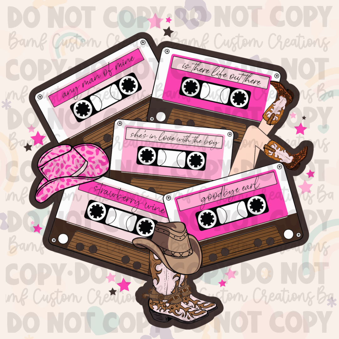 0470 | Raised on 90s Country | Stickercal