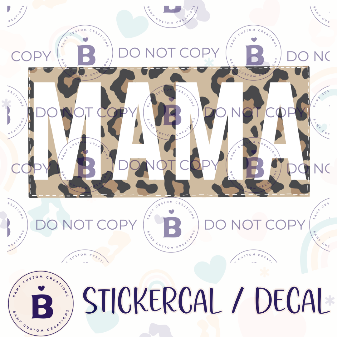 0004 | Mama Leopard | Stickercal