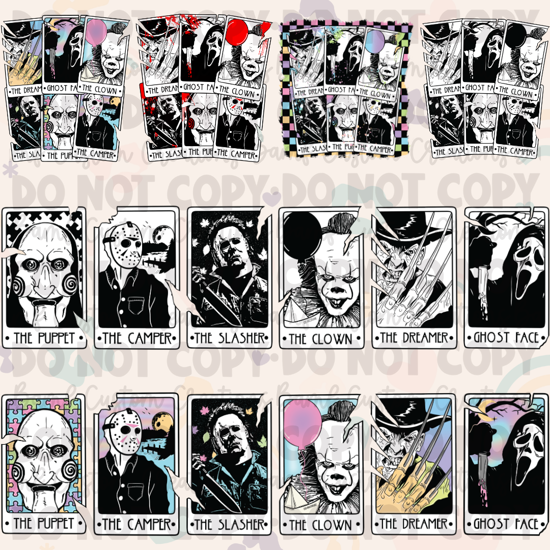 0367 | Killer Tarot Cards | Stickercal