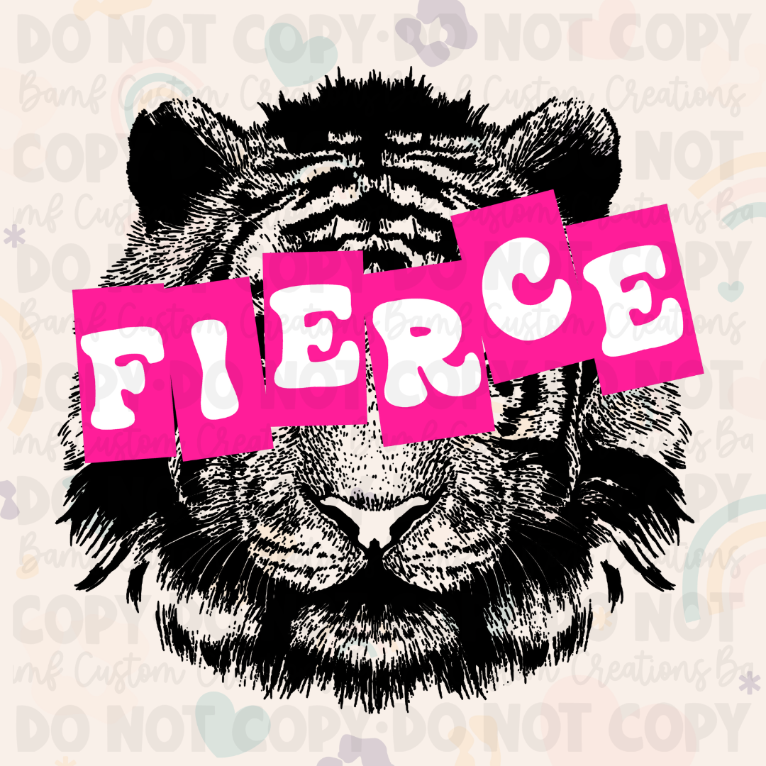 0534 | Fierce Tiger | Stickercal