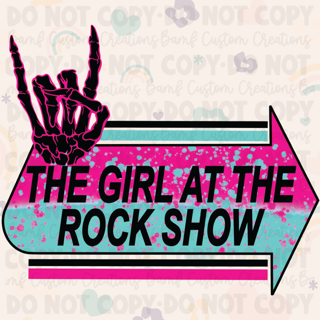 0547 | The Girl at the Rock Show | Stickercal