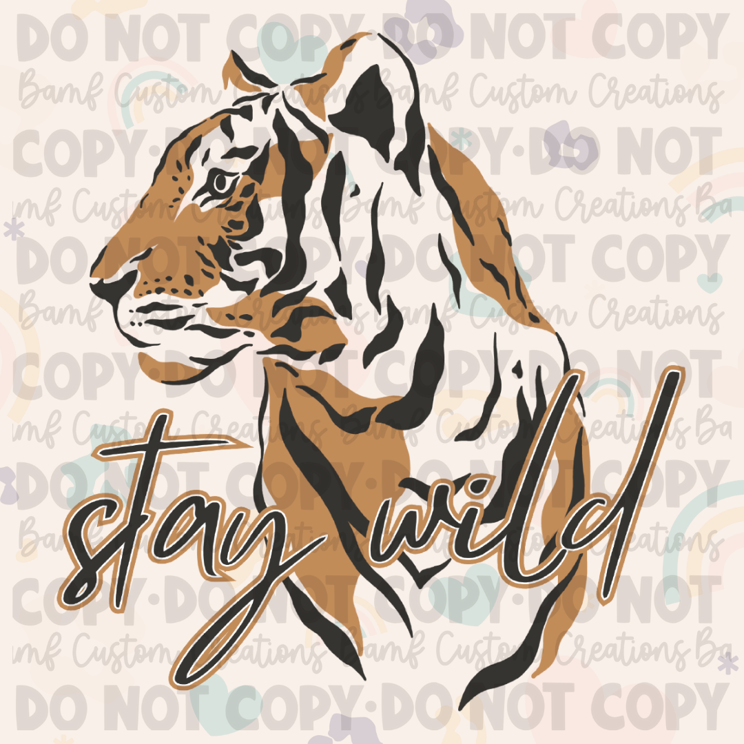 0554 | Stay Wild | Stickercal