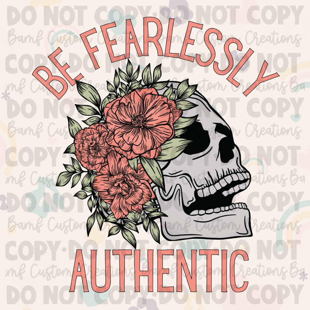 0582 | Be Fearlessly Authentic | Stickercal