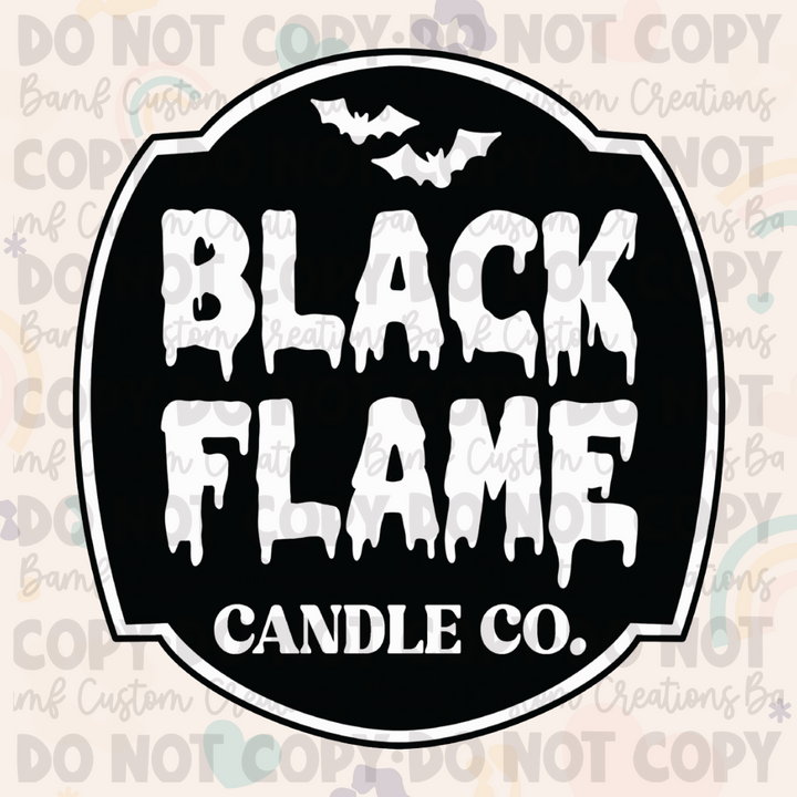 0586 | Black Flame Candle Co. | Stickercal