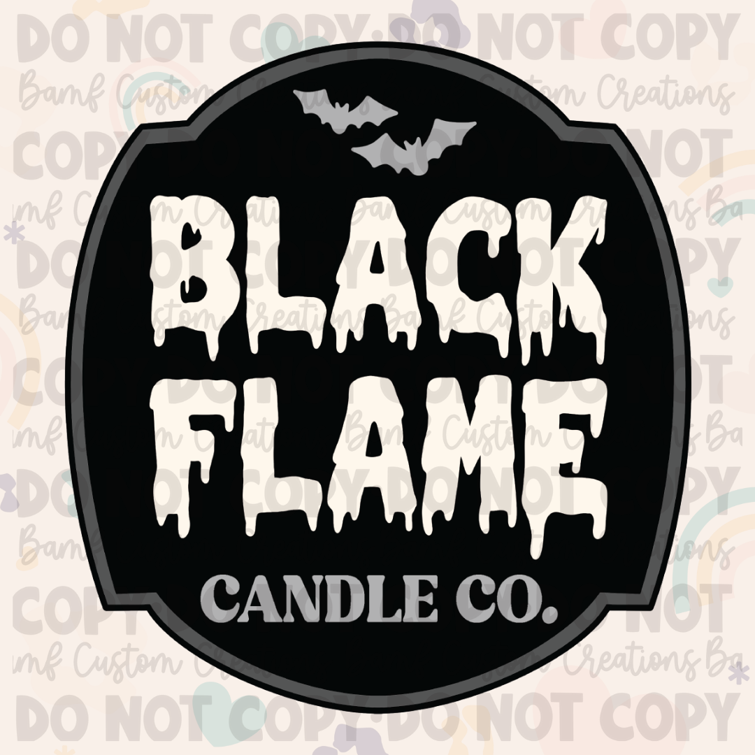 0586 | Black Flame Candle Co. | Stickercal