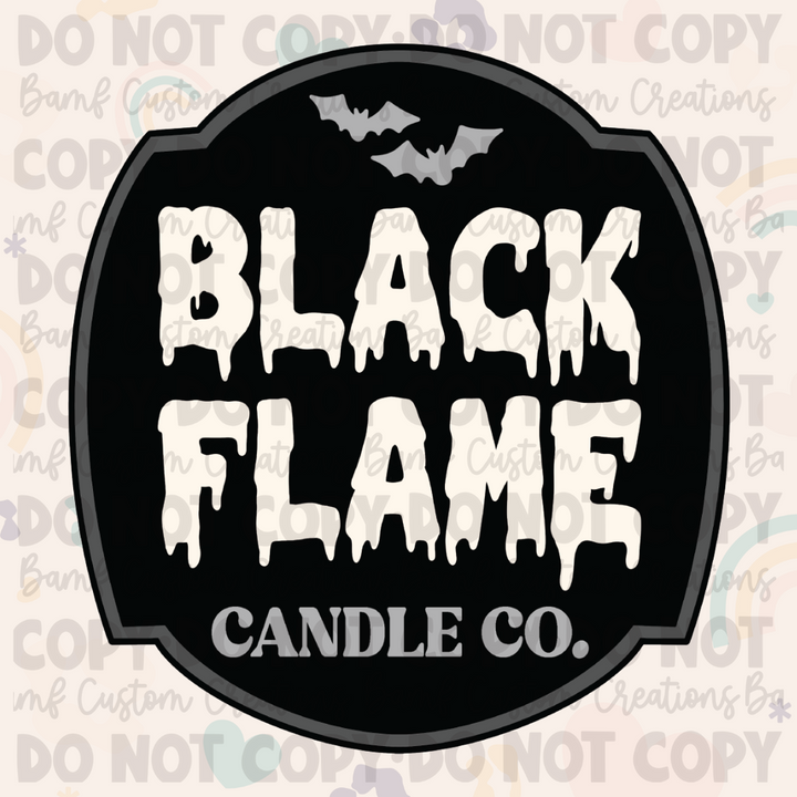 0586 | Black Flame Candle Co. | Stickercal