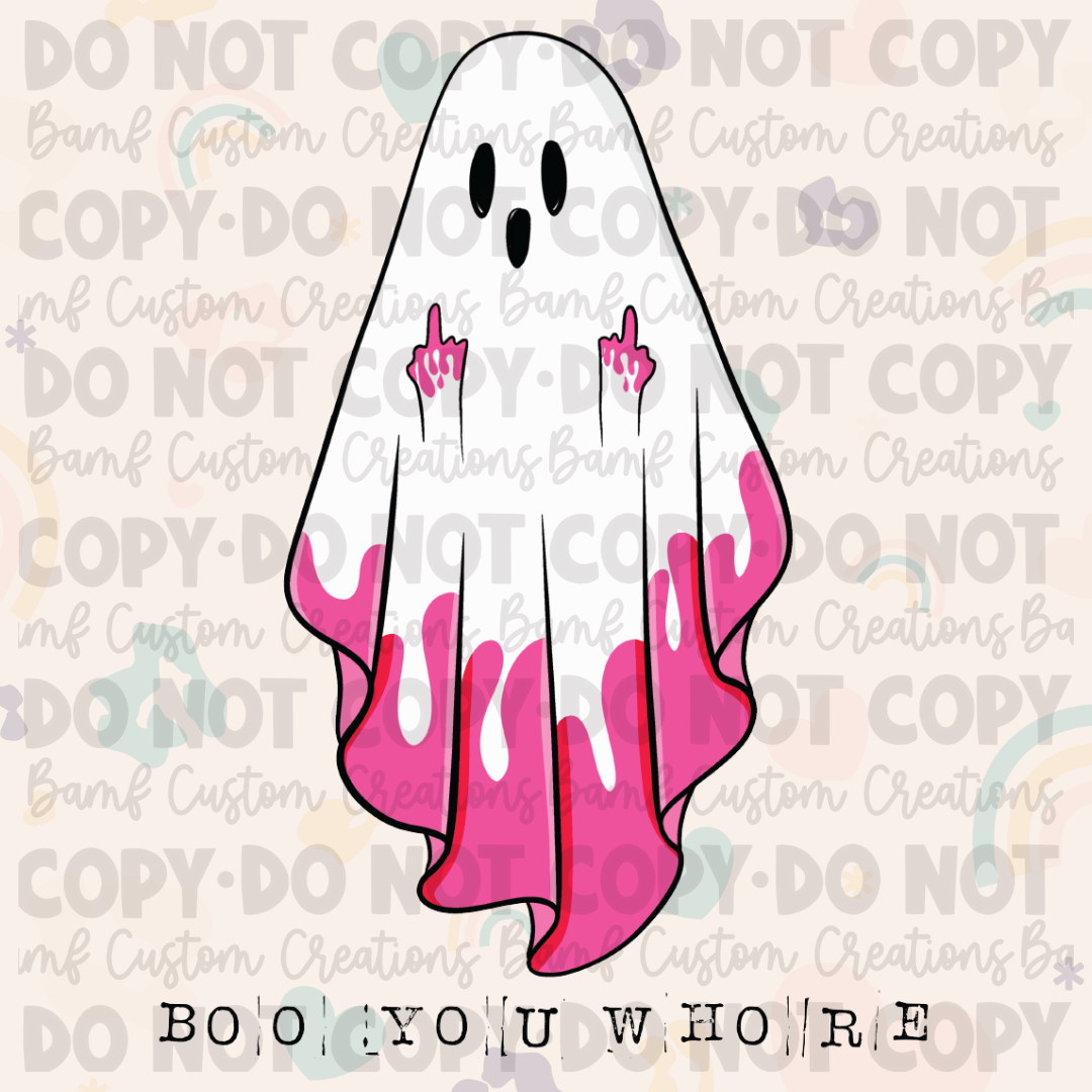 0587 | Boo You Whore | Stickercal