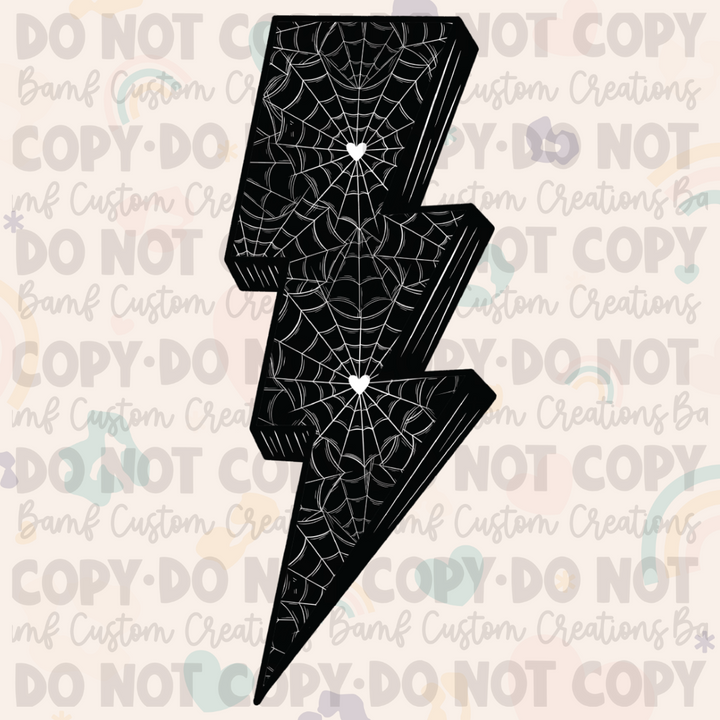 0589 | Lightning Webs | Stickercal