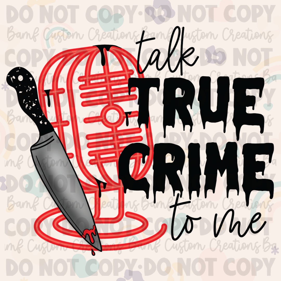 0591 | Talk True Crime to Me | Stickercal