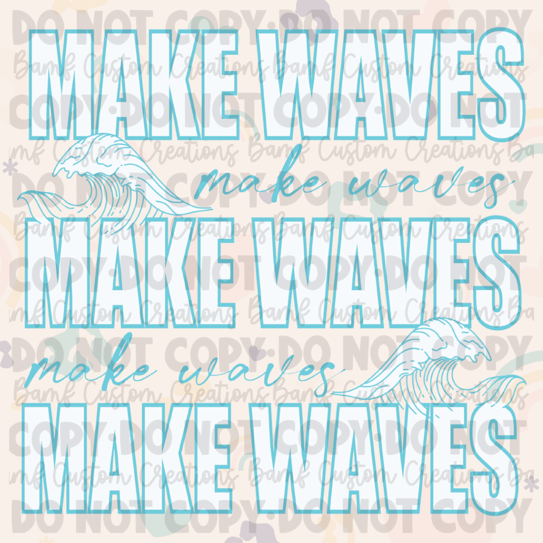 0593 | Make Waves | Stickercal