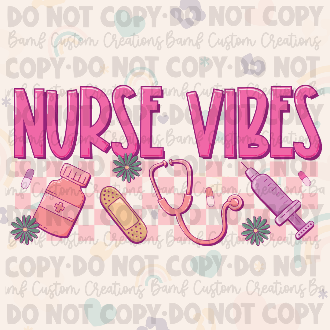 0599 | Nurse Vibes | Stickercal