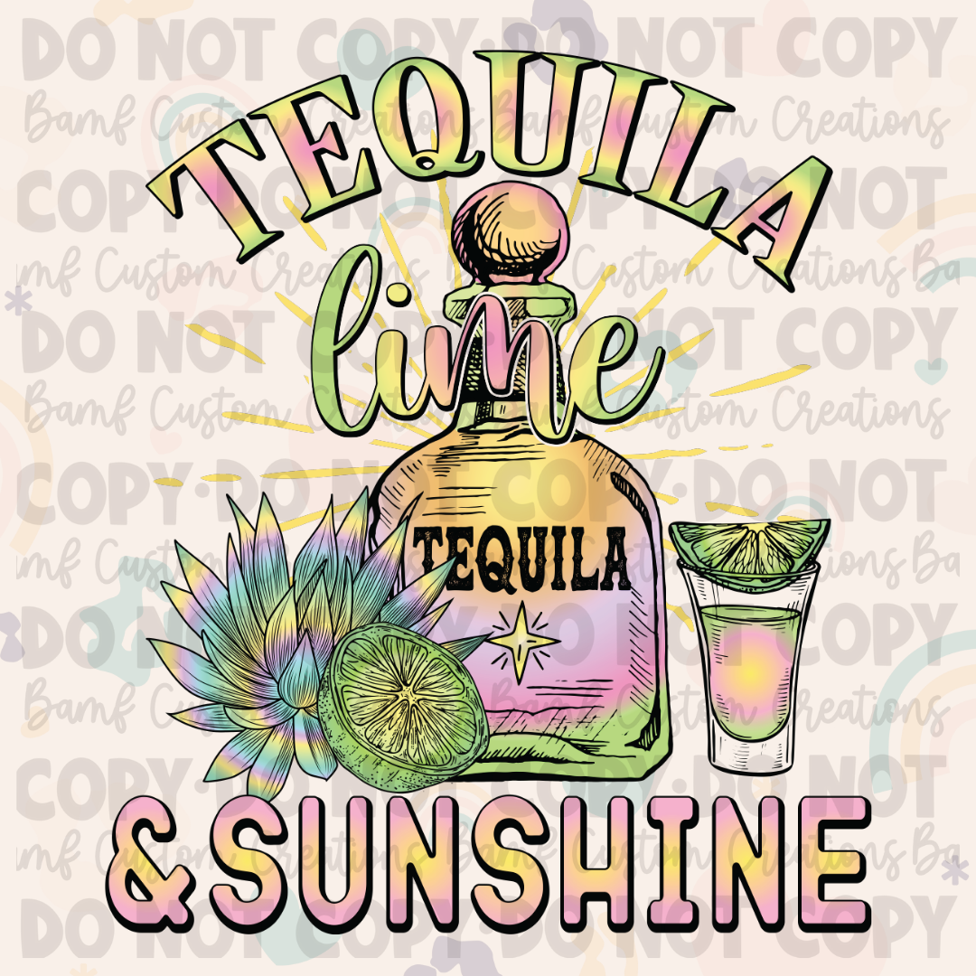 0605 | Tequlia, Lime & Sunshine | Stickercal