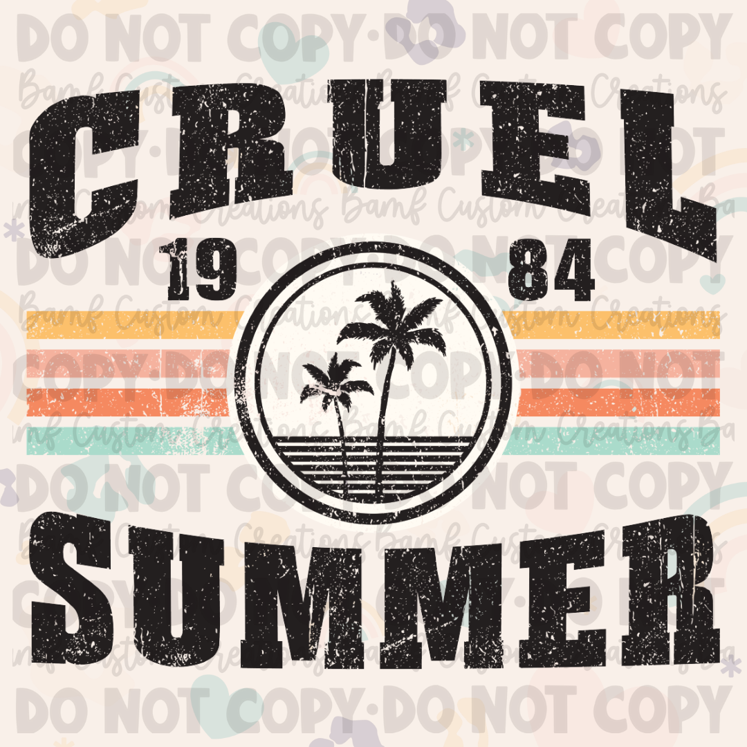 0611 | Cruel Summer 1984 | Stickercal