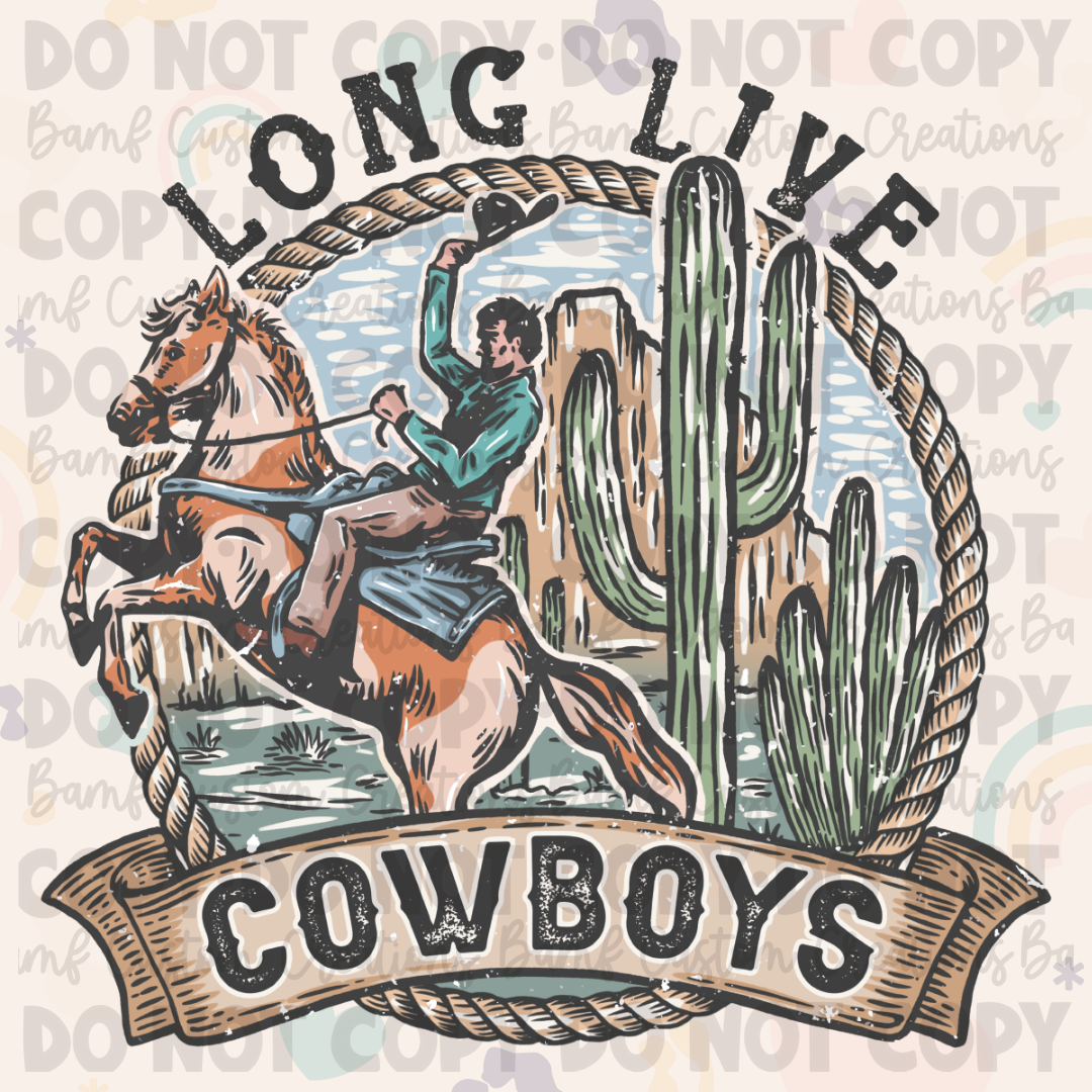 0623 | Long Live Cowboys | Stickercal