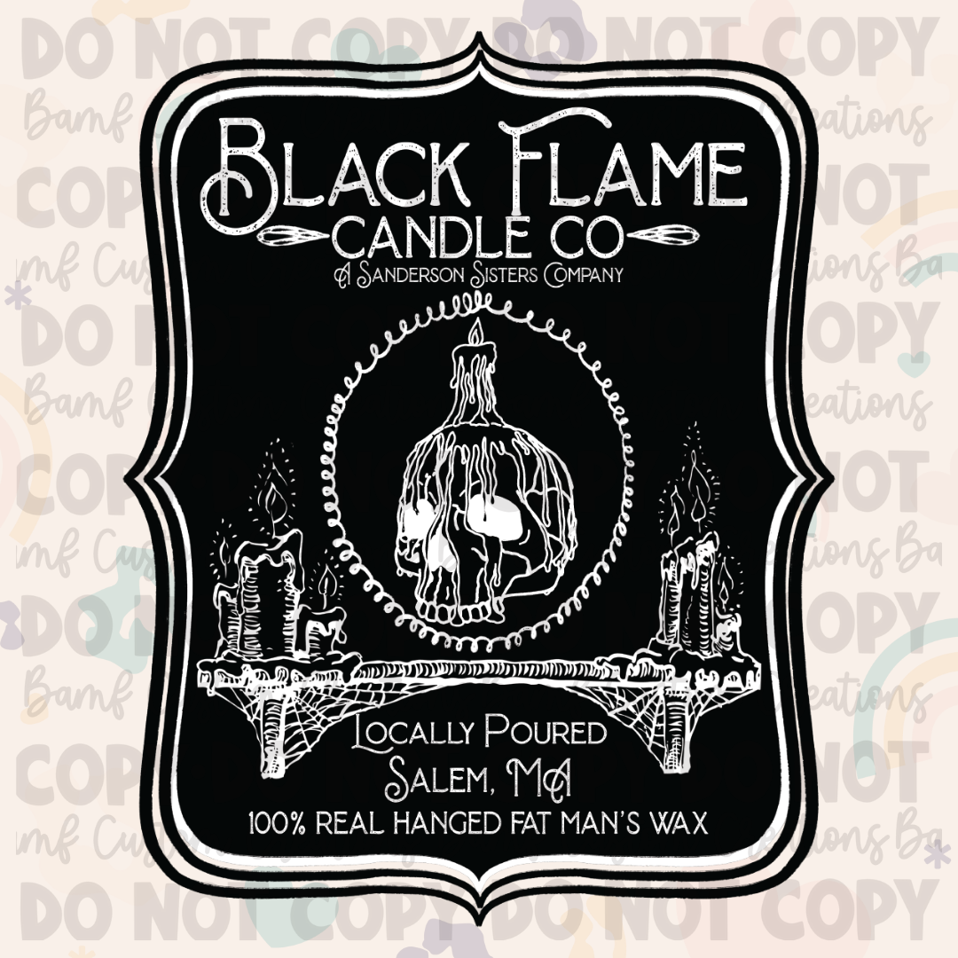 0641 | Black Flame Candle Co | Stickercal