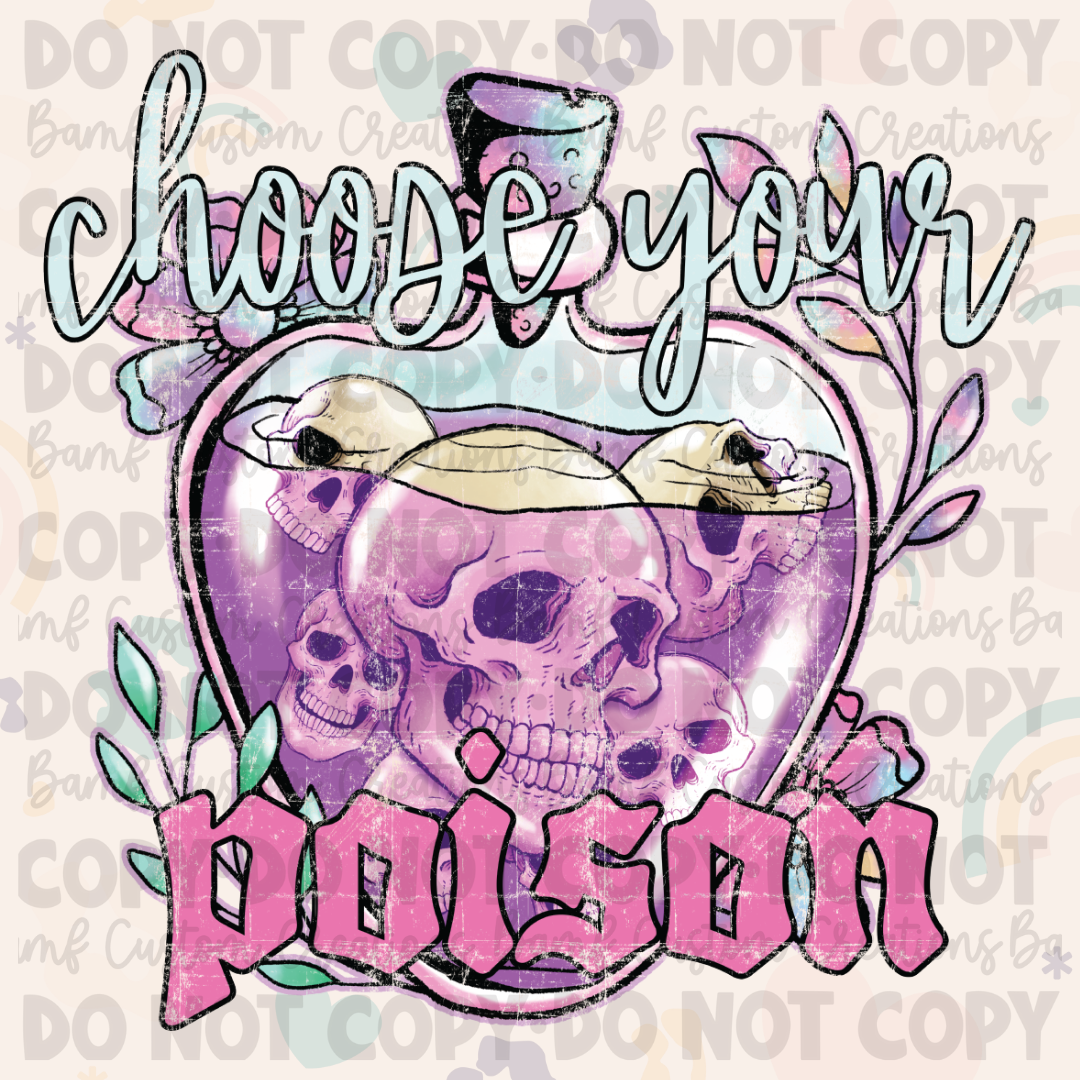 0658 | Choose Your Poison | Stickercal