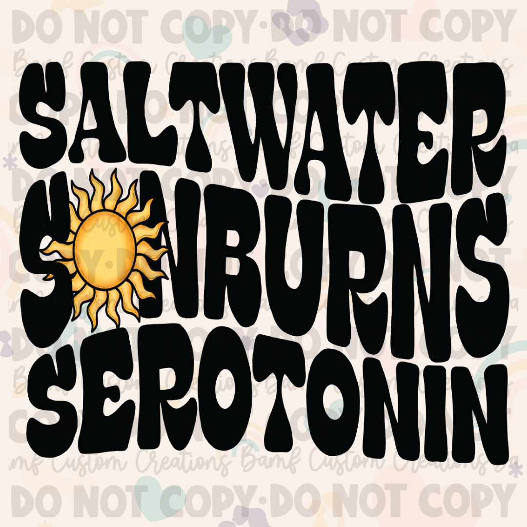 0670 | Saltwater Sunburns Serotonin | Stickercal
