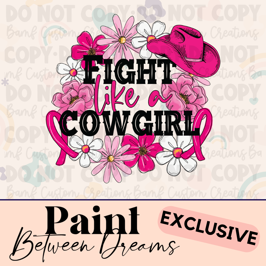 0685 | Fight Like a Cowgirl | PBD | Stickercal