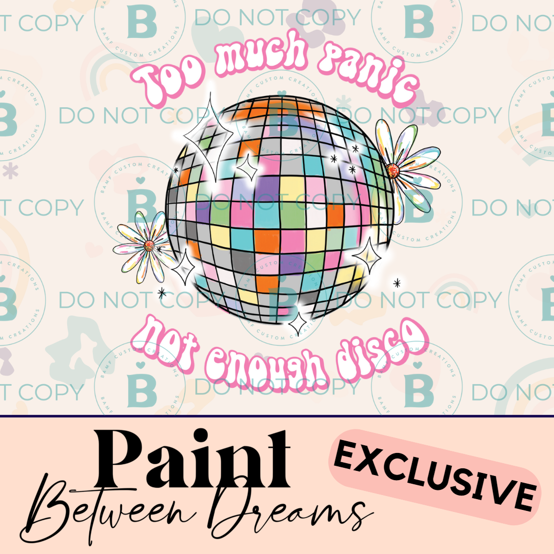 0688 | Too Much Panic, Not Enough Disco | PBD | Stickercal