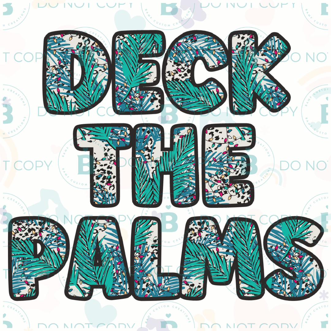 0699 | Deck the Palms | Stickercal