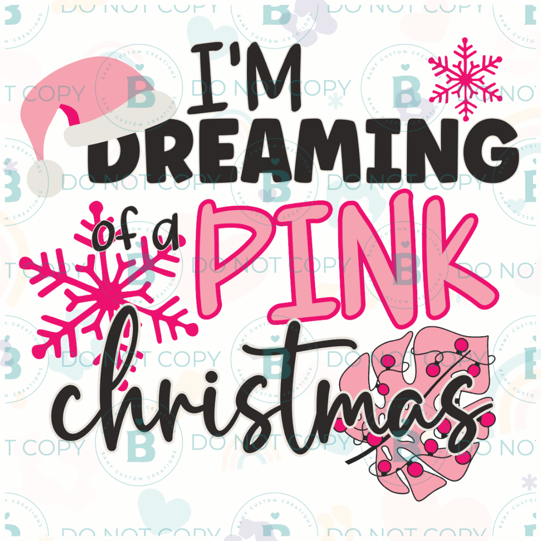 0700 | I'm Dreaming of a Pink Christmas | Stickercal