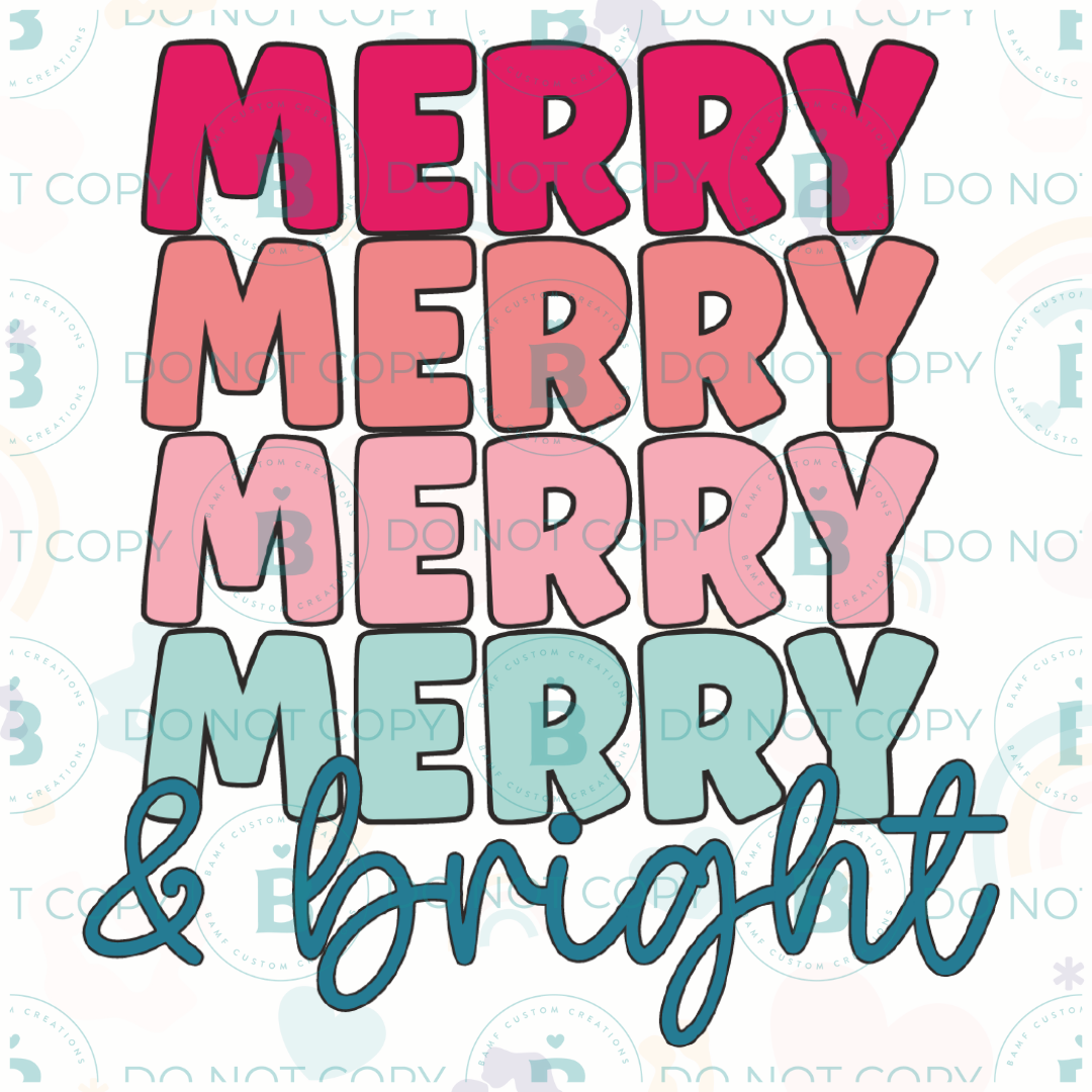 0701 | Merry & Bright | Stickercal