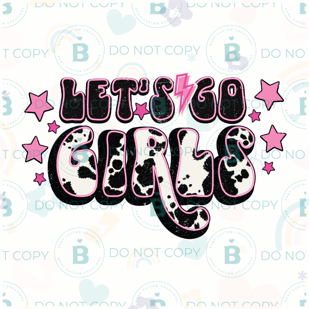 0713 | Let's Go Girls | Stickercal