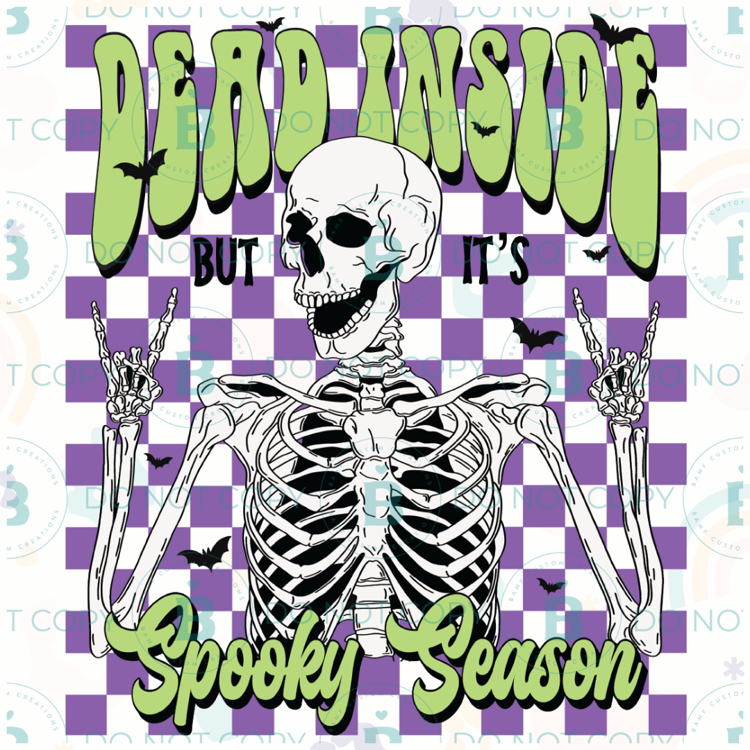 0737 | Dead Inside But It's Spooky Season | Stickercal