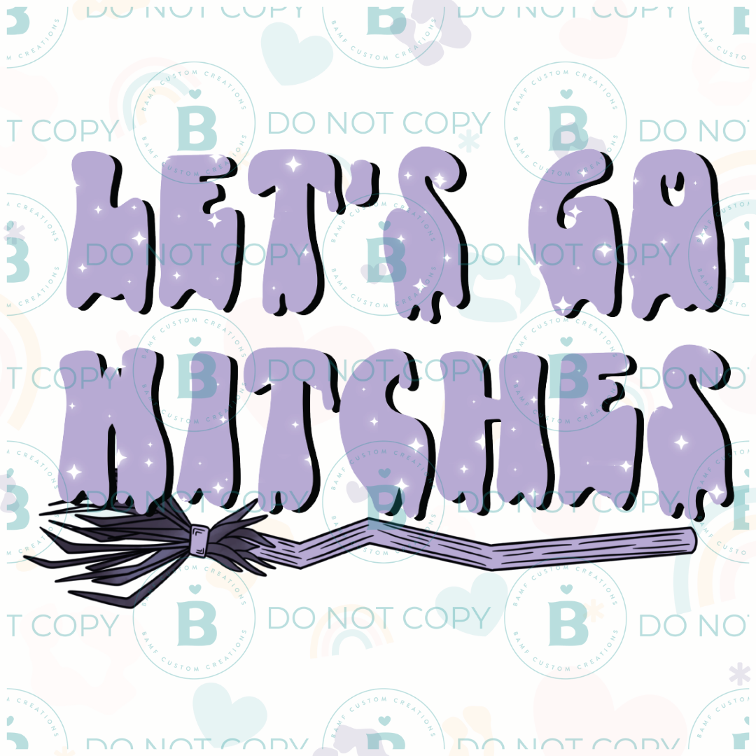 0741 | Let's Go Witches | Stickercal
