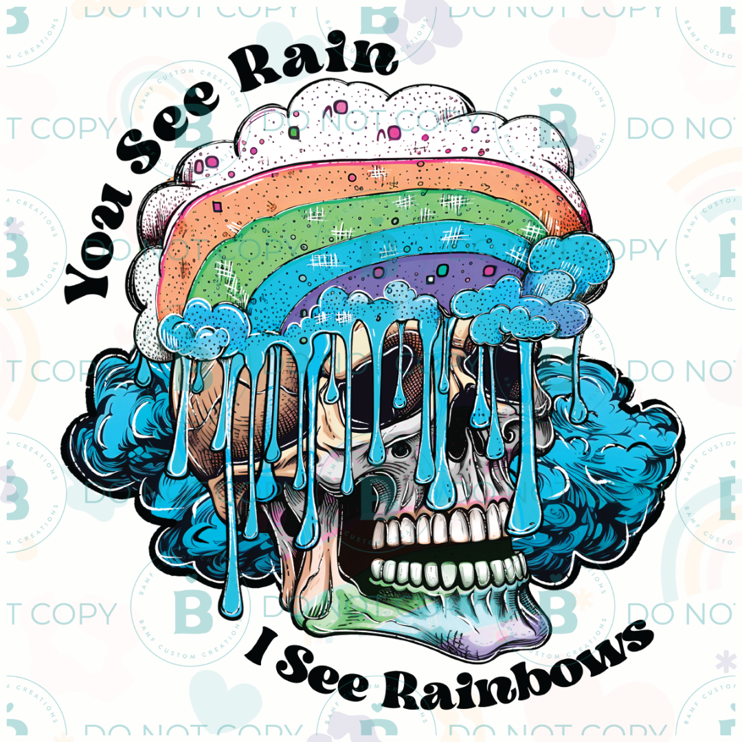 0759 | You See Rain, I See Rainbows | Stickercal