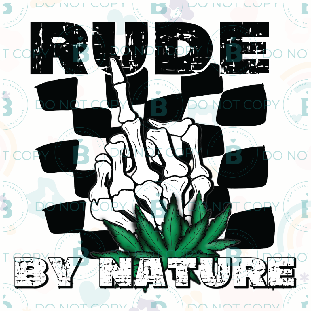 0778 | Rude By Nature | Stickercal