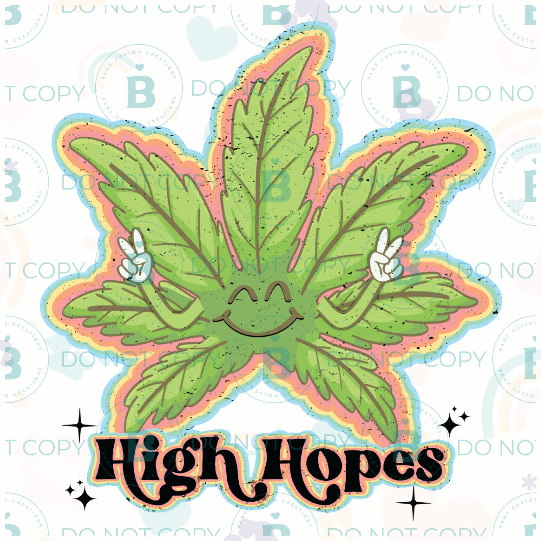 0779 | High Hopes | Stickercal