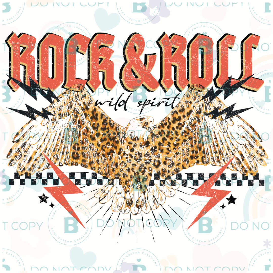 0784 | Rock & Roll | Stickercal