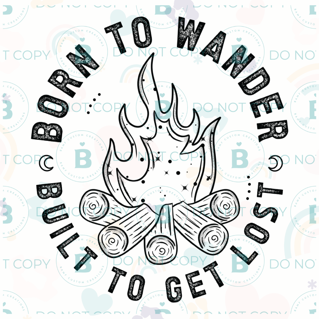 0826 | Born to Wander, Built to Get Lost | Stickercal