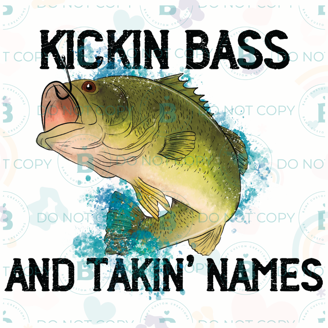 0828 | Kickin' Bass & Takin Names | Stickercal